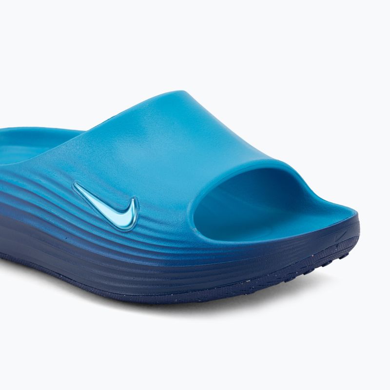 Шльопанці чоловічі Nike ReactX Rejuven8 light current blue/light current blue 7