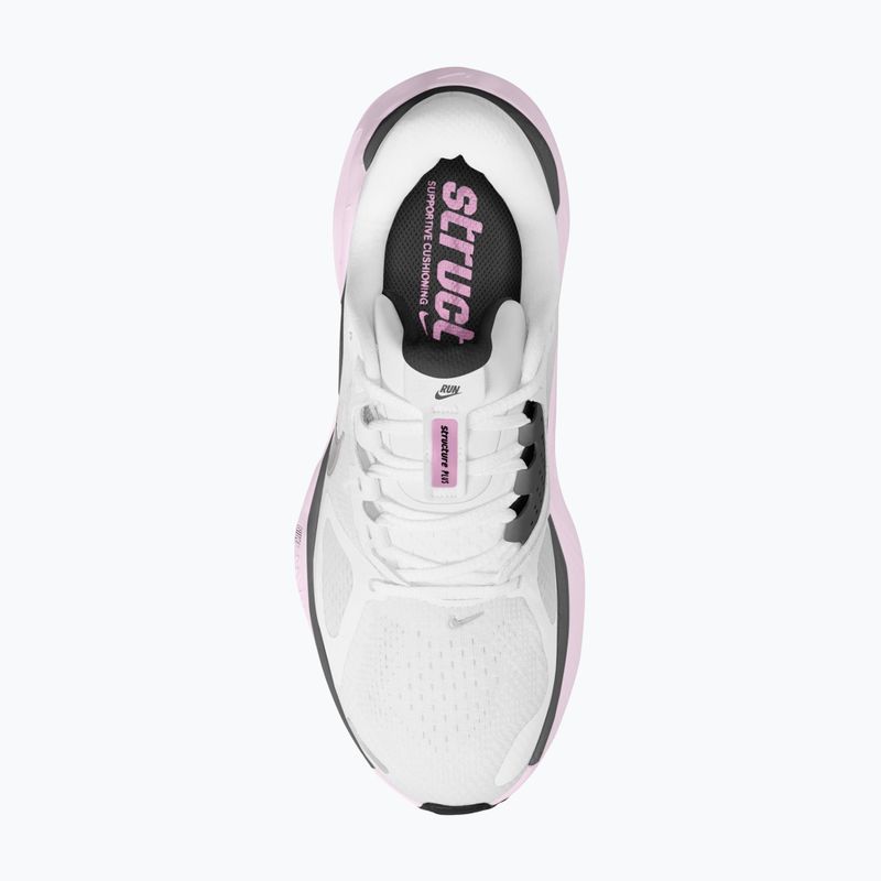 Кросівки для бігу жіночі Nike Structure Plus white/black/metallic silver 4
