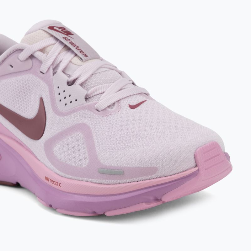 Кросівки для бігу жіночі Nike Structure 26 bleached lilac/pink rise/pink smoke 7