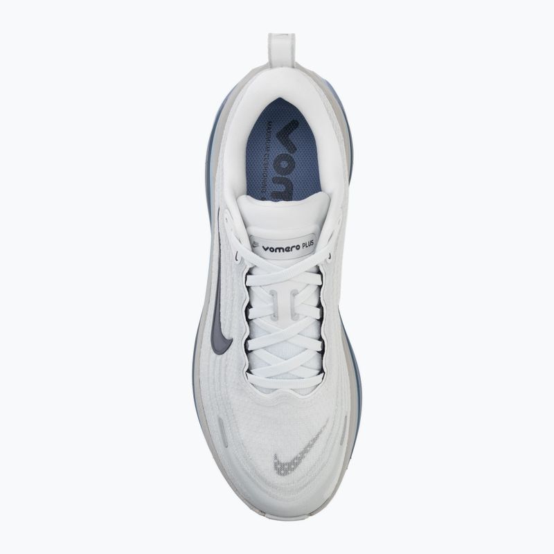 Кросівки для бігу чоловічі Nike Vomero Plus off white/grey fog/thunderstorm/obsidian 5
