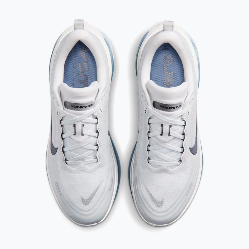 Кросівки для бігу чоловічі Nike Vomero Plus off white/grey fog/thunderstorm/obsidian 5