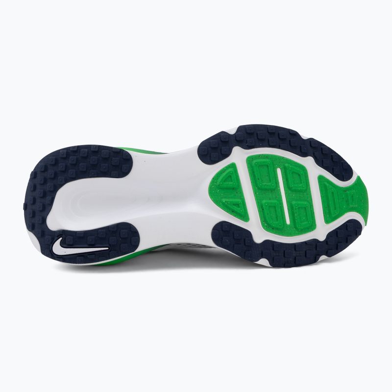 Кросівки для бігу чоловічі Nike Vomero 18 white/green spark/midnight navy 4