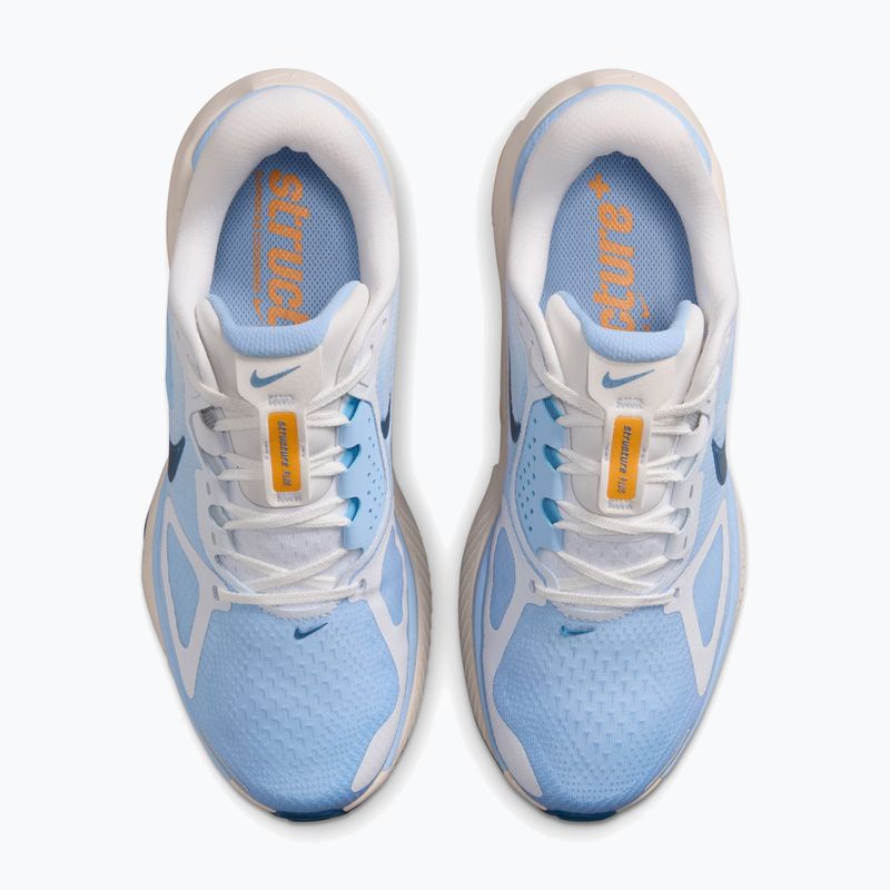Кросівки для бігу жіночі Nike Structure Plus white/aluminum/sundial/mystic navy 5