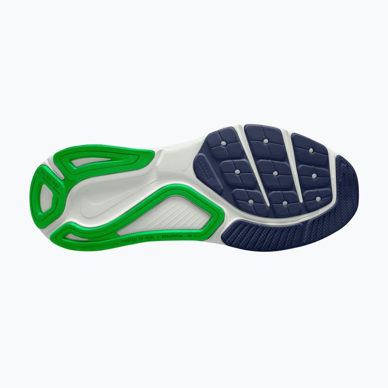 Кросівки для бігу чоловічі Nike Structure 26 white/green spark/midnight navy 3