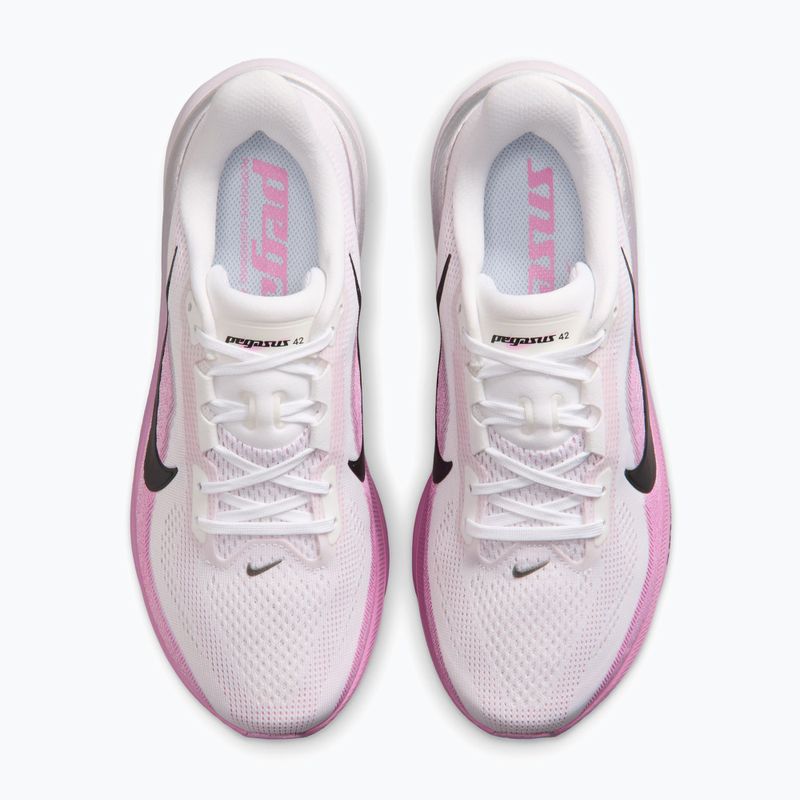 Кросівки для бігу жіночі Nike Pegasus 42 white/light magenta/bleached lilac/black 5