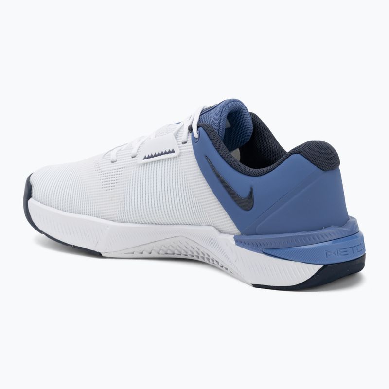 Кросівки для тренувань чоловічі Nike Metcon 10 white/indigo storm/volt/thunder blue 3