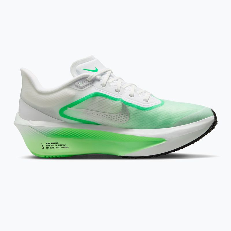Кросівки для бігу жіночі Nike Zoom Fly 6 white/illusion green/metallic silver