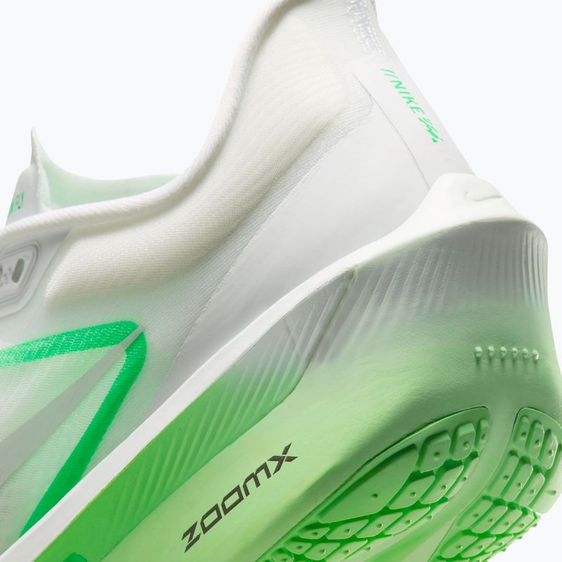 Кросівки для бігу жіночі Nike Zoom Fly 6 white/illusion green/metallic silver 8