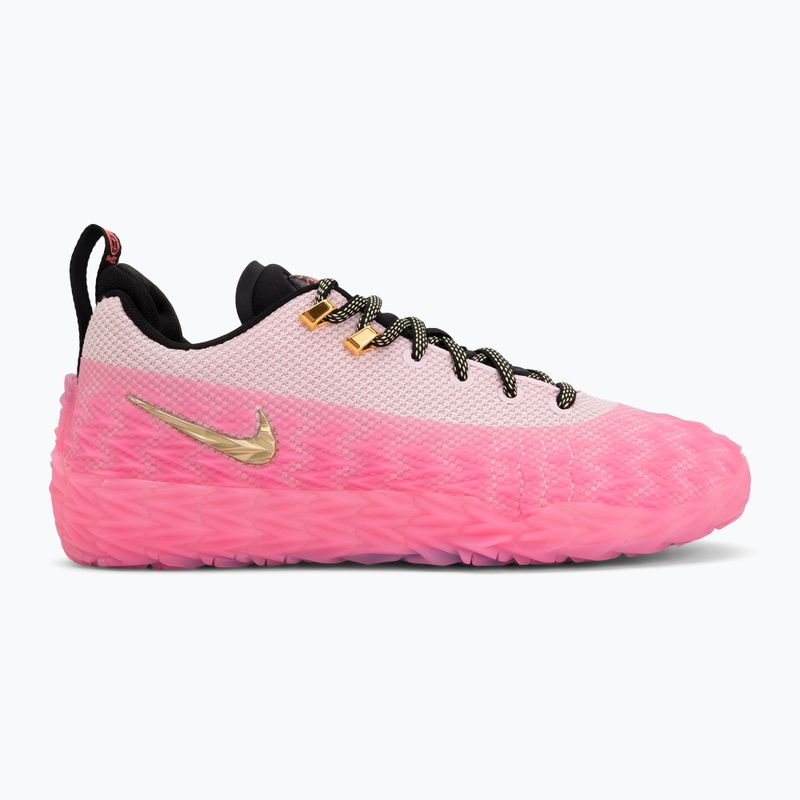 Кросівки для баскетболу чоловічі Nike S.T. Charge pink foam/pink spell/soft yellow 2
