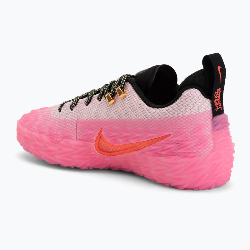 Кросівки для баскетболу чоловічі Nike S.T. Charge pink foam/pink spell/soft yellow 3
