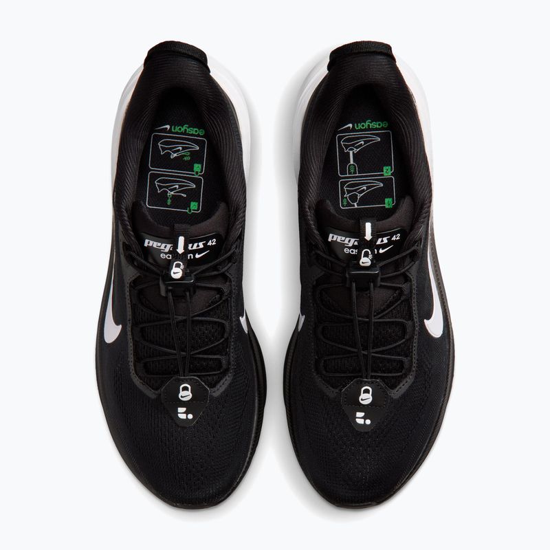 Кросівки для бігу чоловічі Nike Pegasus 42 EasyOn black/dark smoke grey/white 5