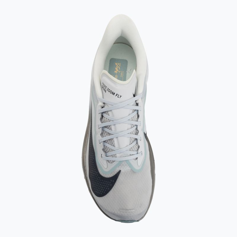 Кросівки для бігу чоловічі Nike Zoom Fly 6 pure platinum/grey fog/dark obsidian 5