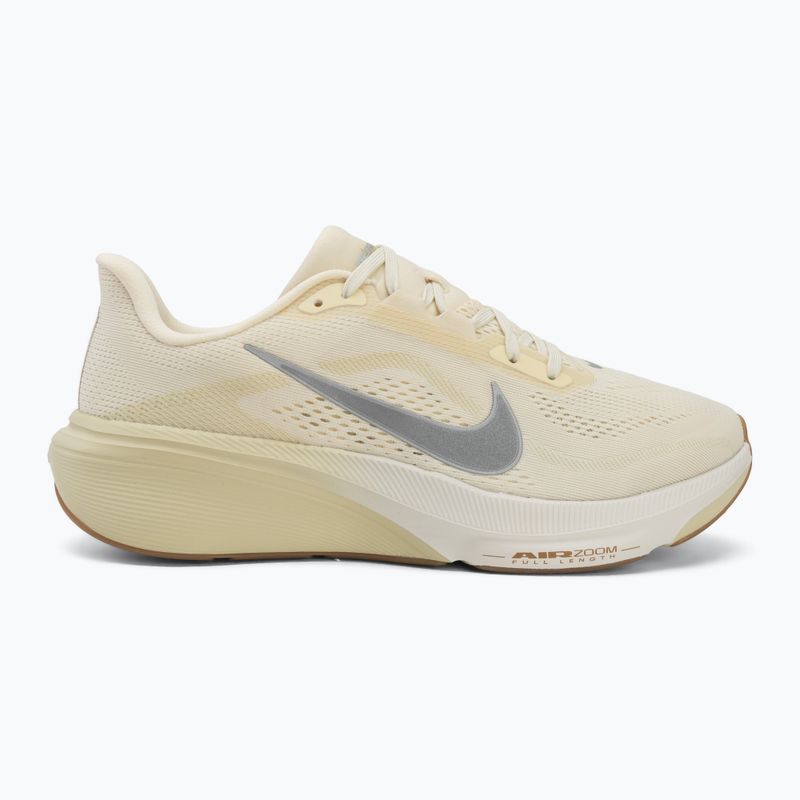 Кросівки для бігу чоловічі Nike Pegasus 42 coconut milk/light khaki/metallic silver 2