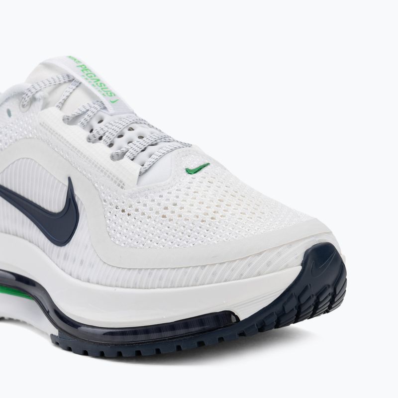 Кросівки для бігу чоловічі Nike Pegasus Premium white/midnight navy/green spark 7