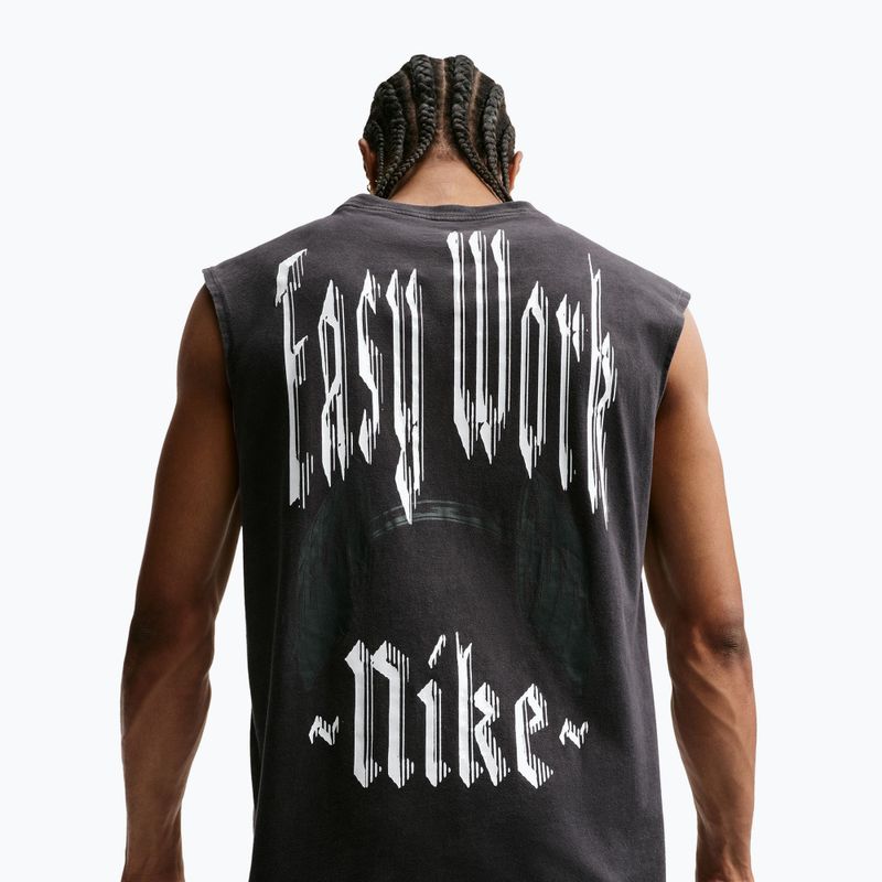 Футболка для тренувань чоловіча Nike Sleeveless T-Shirt black/white 4