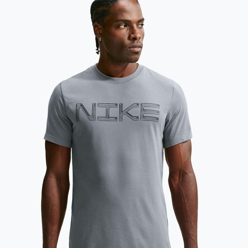 Футболка для тренувань чоловіча Nike Dri-FIT Training T-Shirt smoke grey/black 3