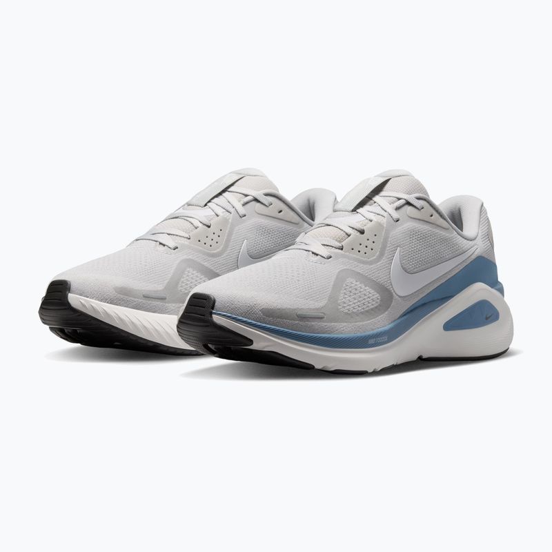 Кросівки для бігу чоловічі Nike Structure 26 grey fog/work blue/summit white 3