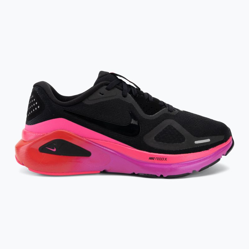 Кросівки для бігу жіночі Nike Structure 26 black/hyper pink/laser crimson/black 2
