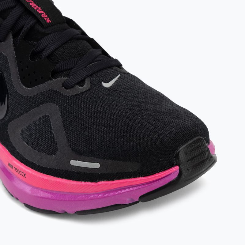 Кросівки для бігу жіночі Nike Structure 26 black/hyper pink/laser crimson/black 7