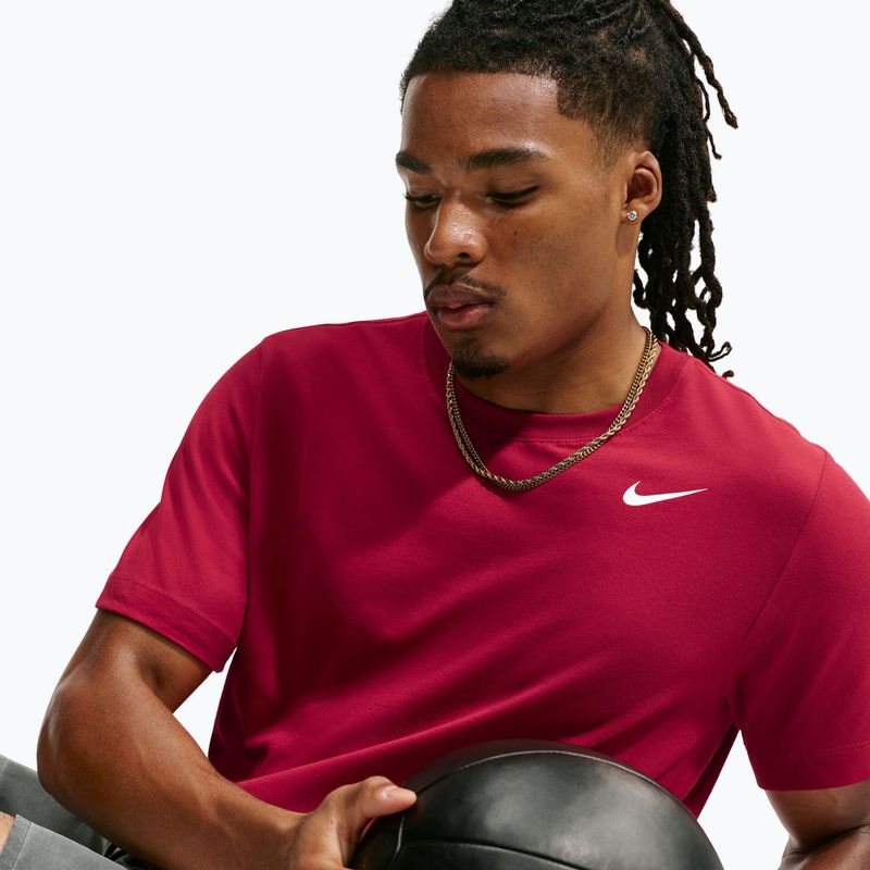 Футболка для тренувань чоловіча Nike Dri-FIT tough red/white 5