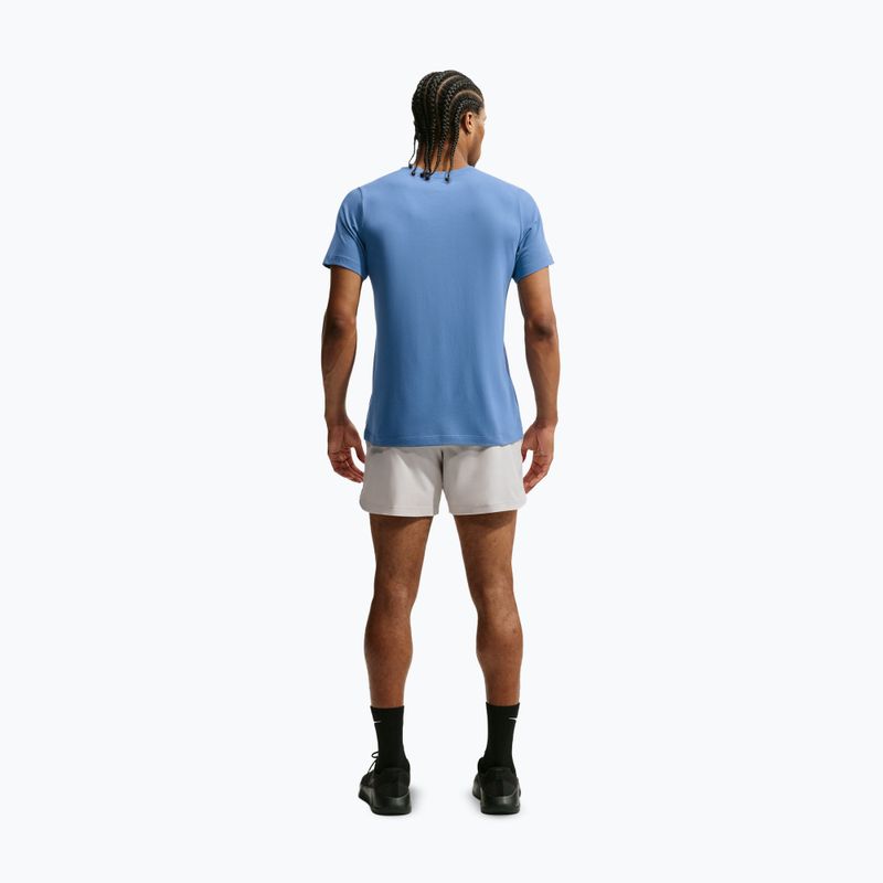 Футболка для тренувань чоловіча Nike Pro indigo storm/white 3