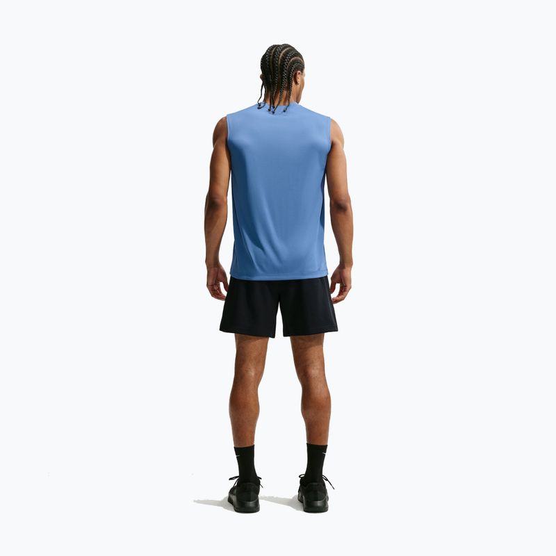 Футболка для тренувань чоловіча Nike Dri-FIT Sleeveless Training Top indigo storm/white 2