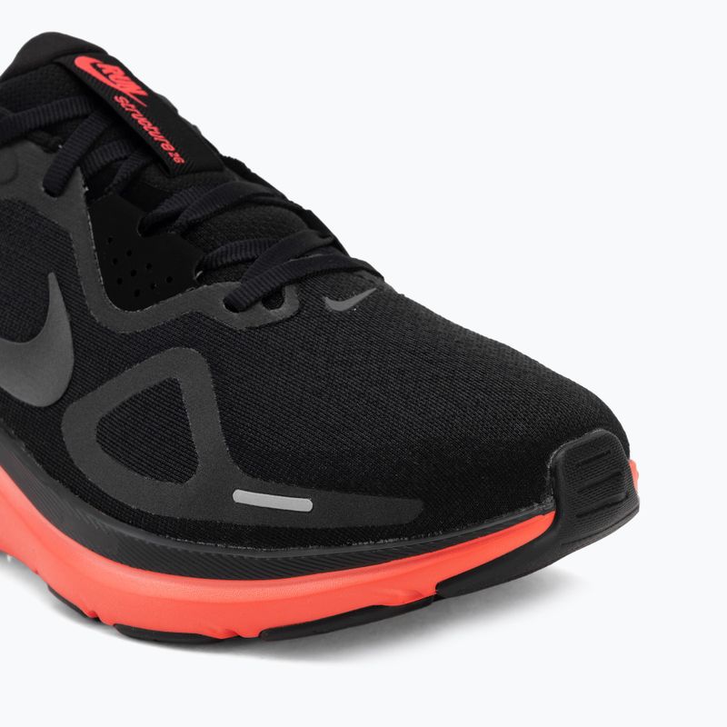 Кросівки для бігу чоловічі Nike Structure 26 black/bright crimson/metallic dark grey 7