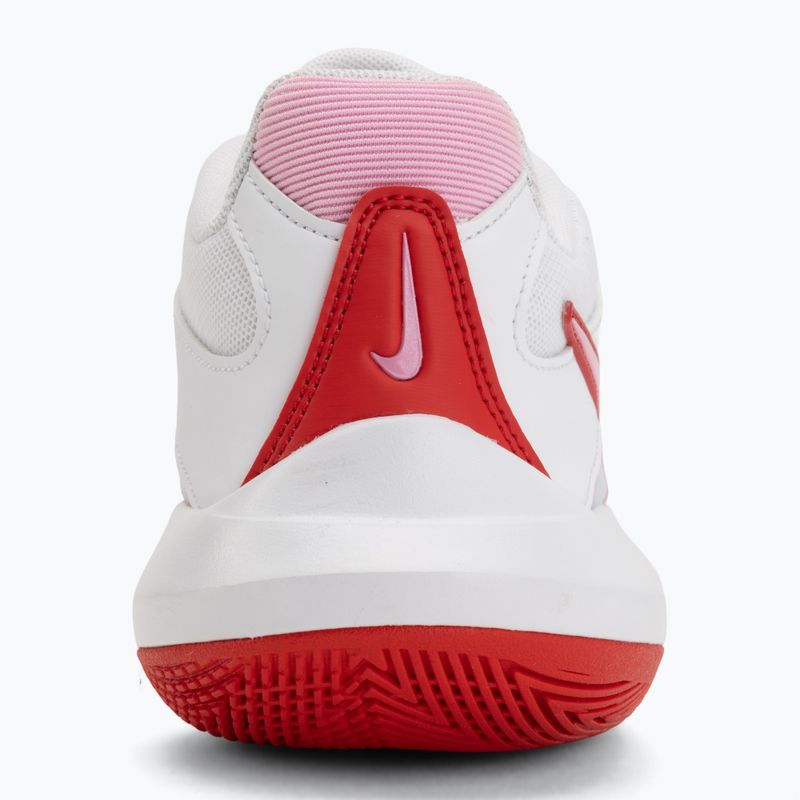Кросівки волейбольні Nike Zoom Hyperspeed Court 2 white/pink rise/university red 6