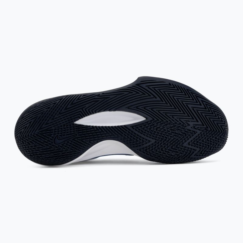 Кросівки волейбольні Nike Zoom Hyperspeed Court 2 white/valor blue/midnight navy 4