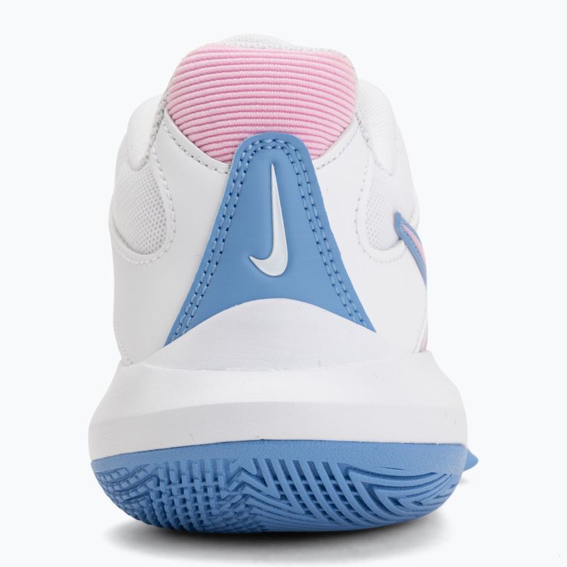 Кросівки волейбольні Nike Zoom Hyperspeed Court 2 white/pink rise/valor blue 6
