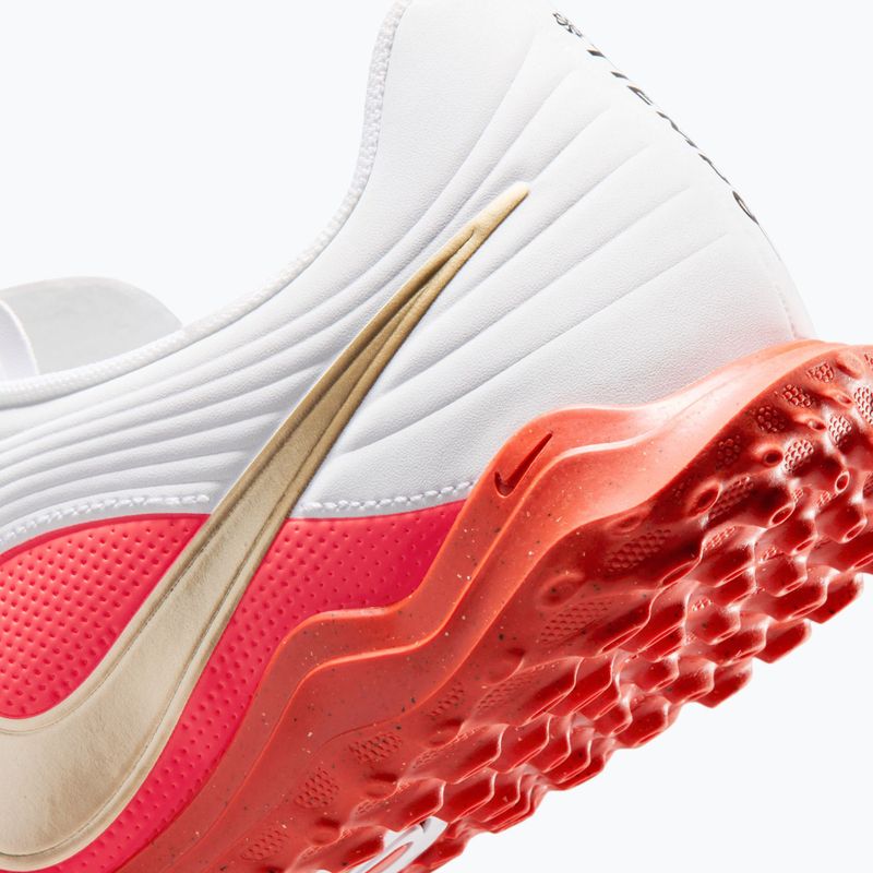 Кросівки футбольні чоловічі Nike Tiempo Maestro Club White/Bright Crimson/Blur 6