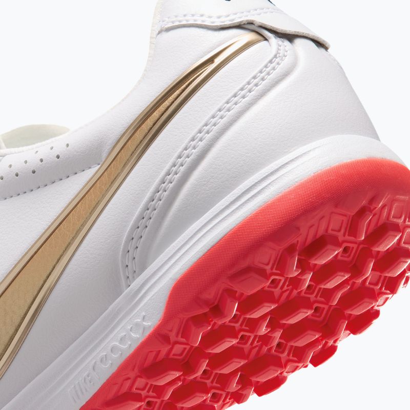 Кросівки футбольні чоловічі Nike Tiempo Ligera Pro White/Bright Crimson/Blur 6