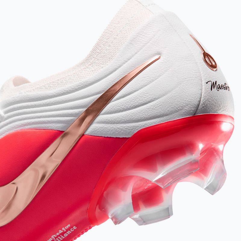 Кросівки футбольні чоловічі Nike Tiempo Maestro Elite White/Bright Crimson/Blur 7