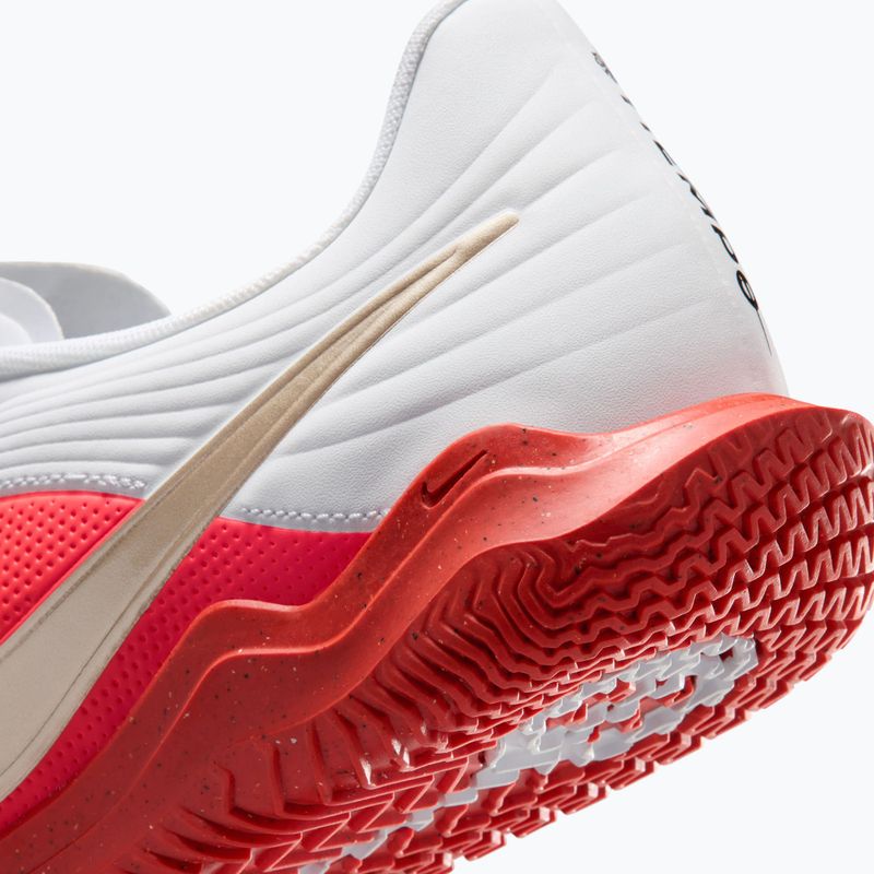 Кросівки футбольні чоловічі Nike Tiempo Maestro Club white/bright crimson/blur 6