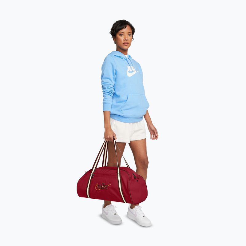 Сумка для тренувань жіноча Nike Gym Club Retro 24 l tough red/mystic dates/mystic dates 10