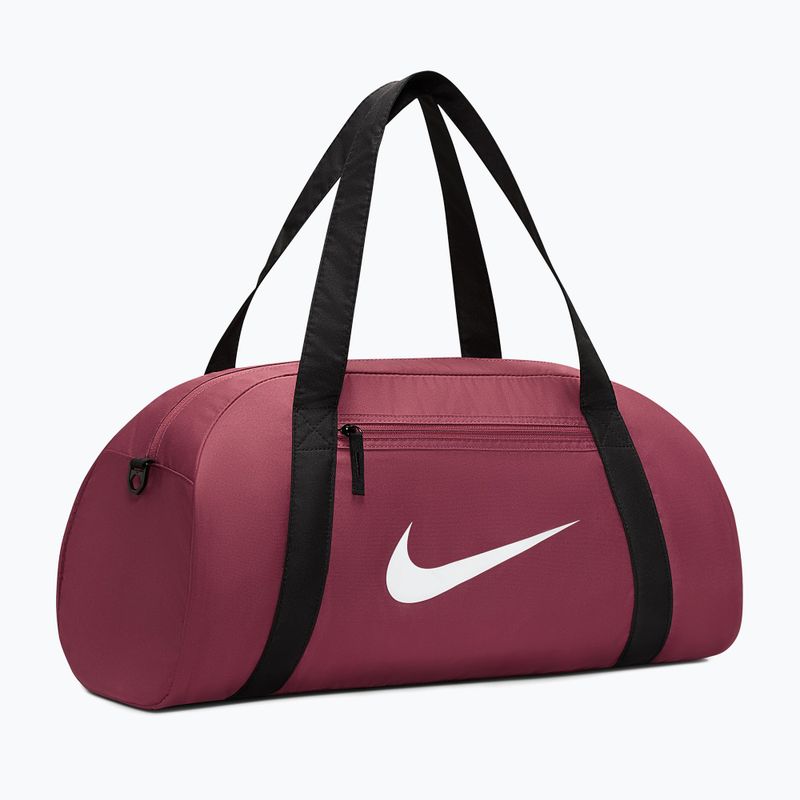 Сумка для тренувань жіноча Nike Gym Club 24 l pink smoke/black/white 2