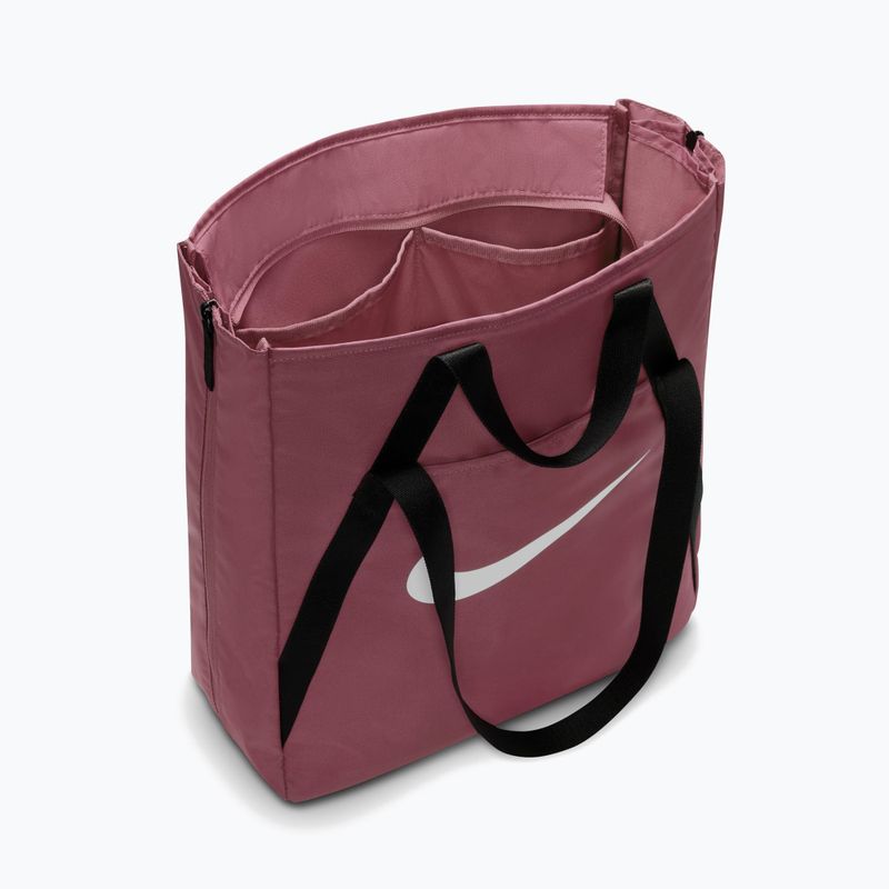 Сумка жіноча Nike Gym Tote 28 l pink smoke/black/white 5