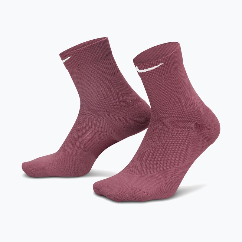 Шкарпетки Nike Run Midweight Micro Crew pink smoke/pink rise/white