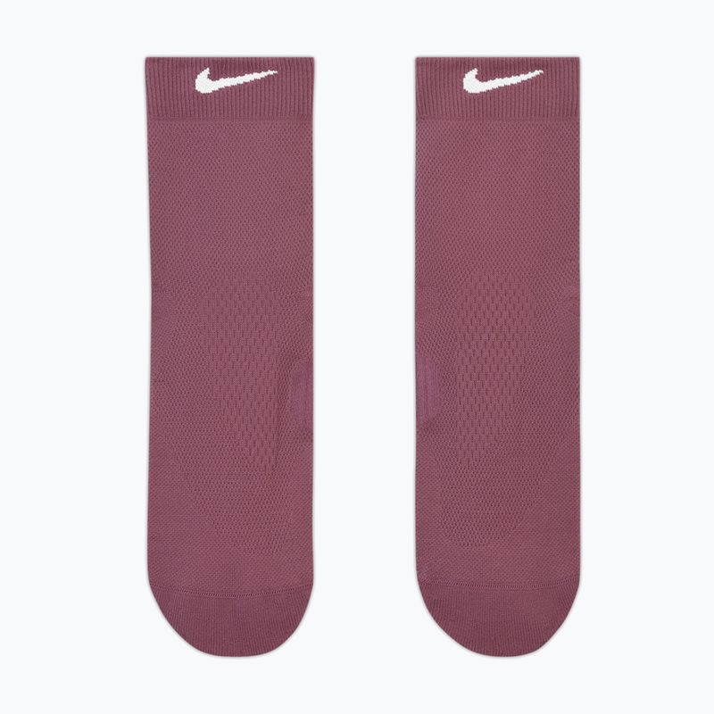 Шкарпетки Nike Run Midweight Micro Crew pink smoke/pink rise/white 2