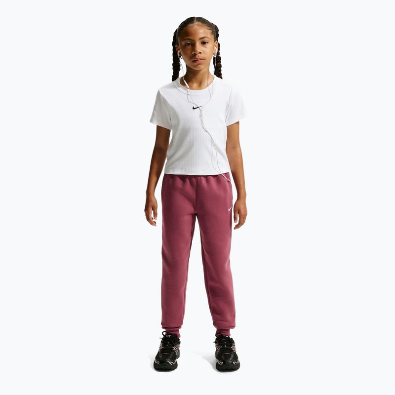 Штани дитячі Nike Sportswear Studio pink smoke/white 2