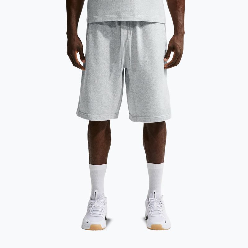 Шорти для тренувань чоловічі Nike N.A.C. light smoke grey/heather/light smoke grey