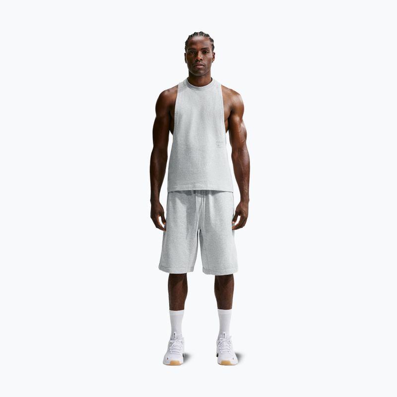 Шорти для тренувань чоловічі Nike N.A.C. light smoke grey/heather/light smoke grey 7