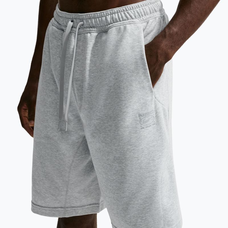 Шорти для тренувань чоловічі Nike N.A.C. light smoke grey/heather/light smoke grey 3