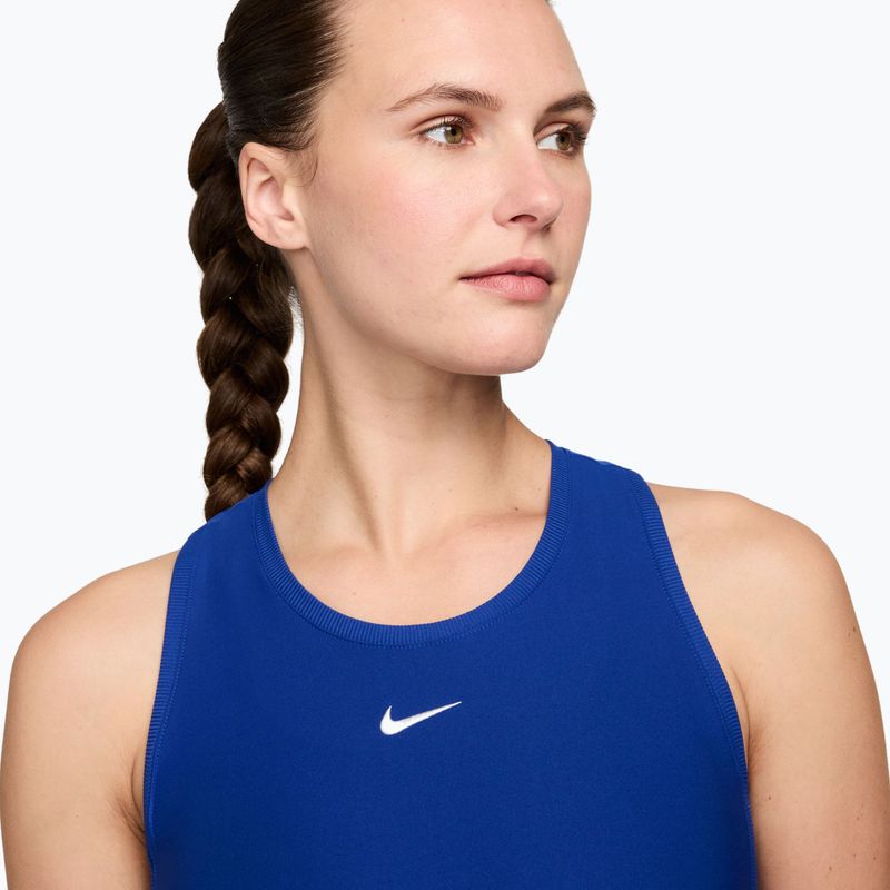 Футболка для тенісу жіноча Nike Victory Old Royal/White 3