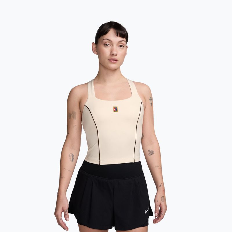 Футболка жіноча Nike Court Collection Dri-Fit chalk