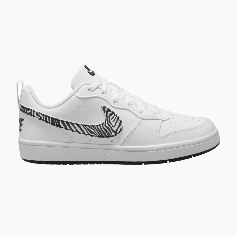 Взуття Nike Court Borough Low біло-чорне 8