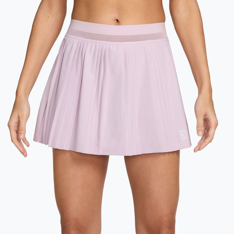 Спідниця тенісна Nike Court Dri-Fit Advantage Pleated bleached lilac/white