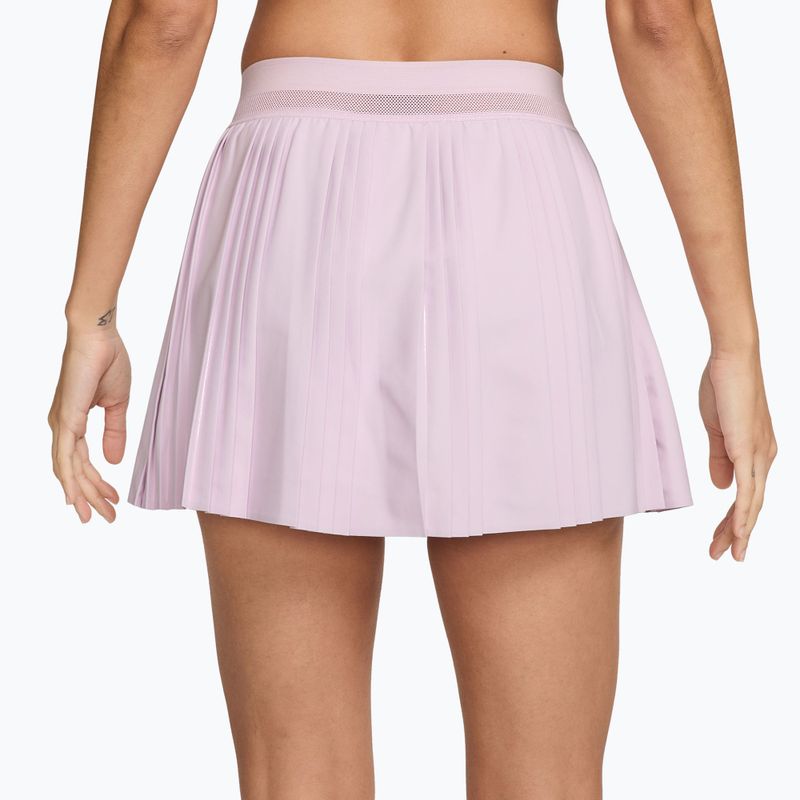 Спідниця тенісна Nike Court Dri-Fit Advantage Pleated bleached lilac/white 2