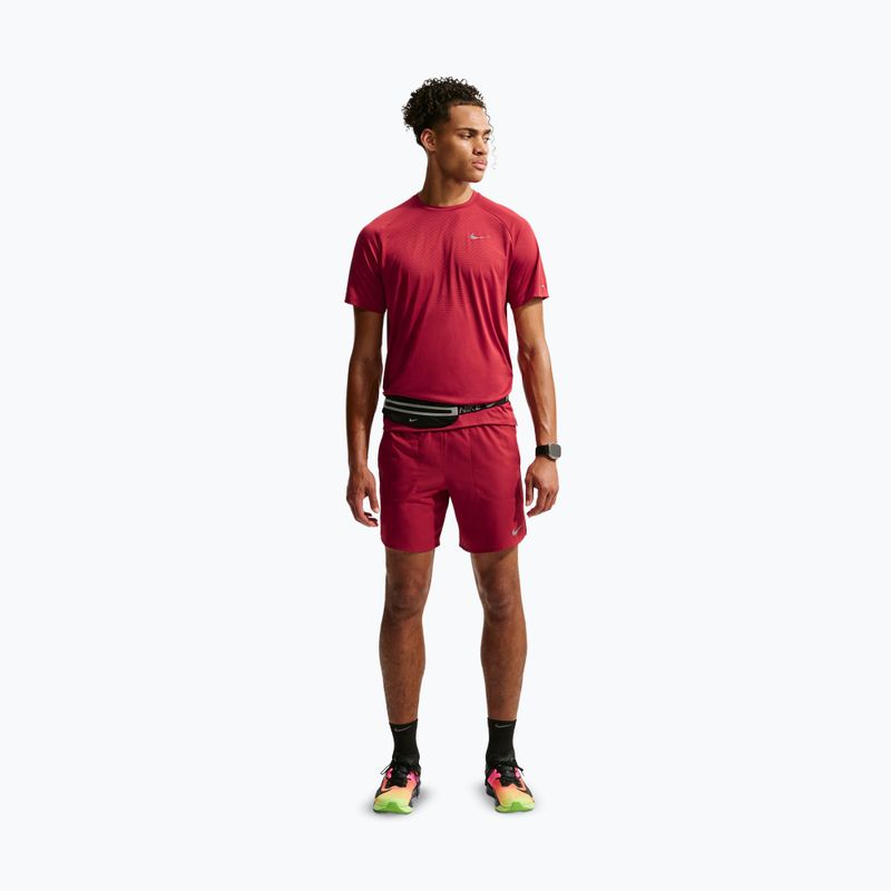 Футболка для бігу чоловіча Nike Stride tough red 2