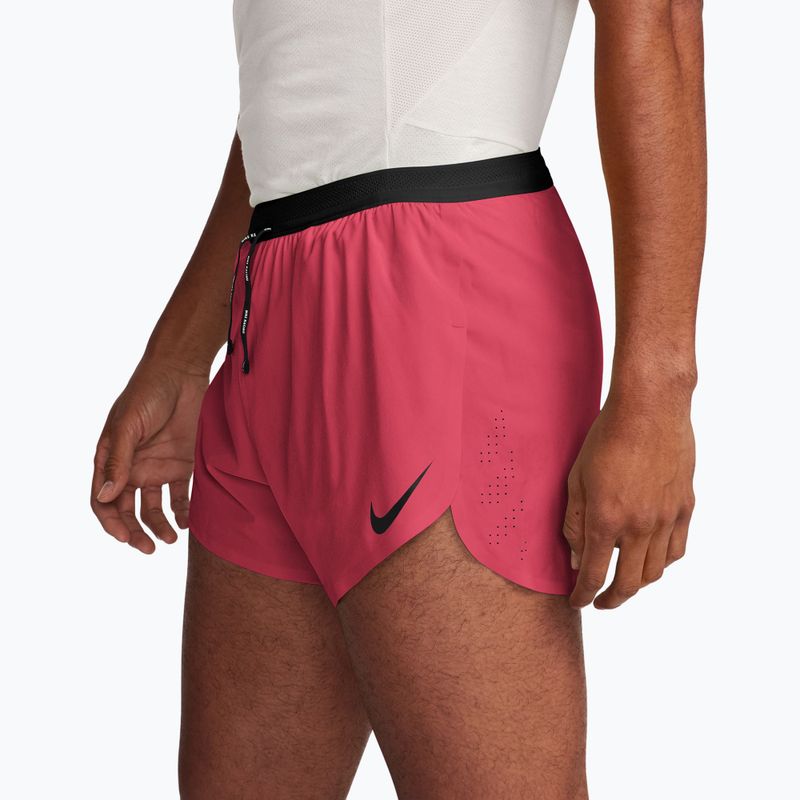 Шорти для бігу чоловічі Nike AeroSwift fusion red/black 3